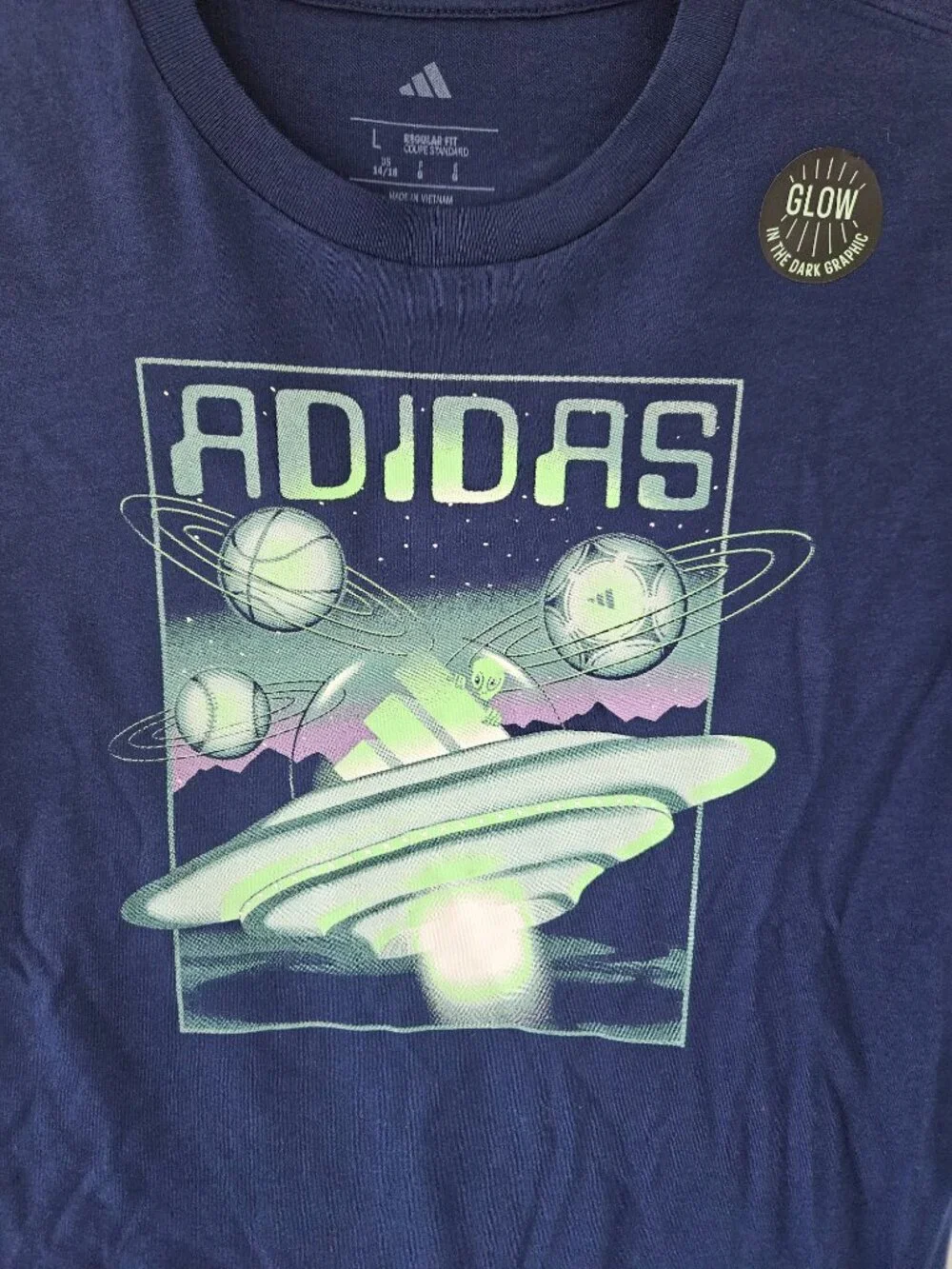 Two Boy's Size Large ( 14/16) T-shirts, adidas and Xersion NWT